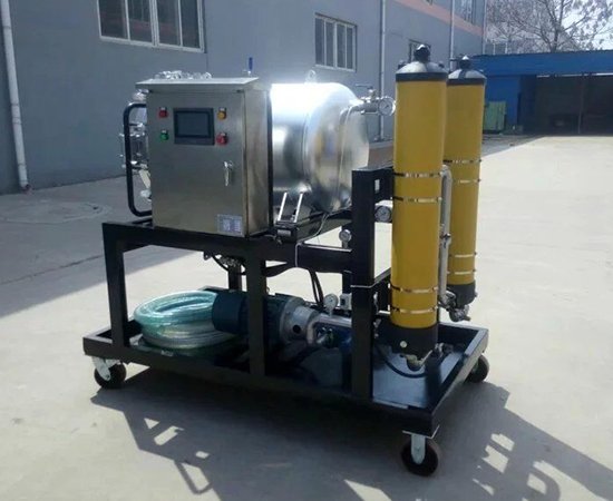 LYC-J Series Diesel Fuel Filter Purifier Cart Product Display 1