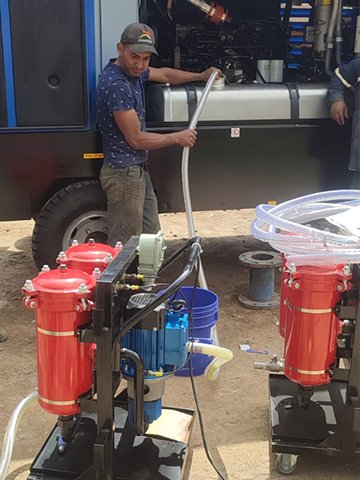 LYC-B Series High-precision Oil Filter Cart Usage scenarios