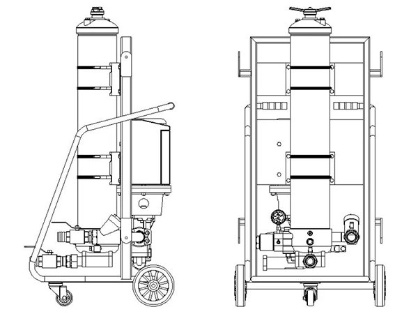 Explosion Proof Type Oil Purifier​ Schematic